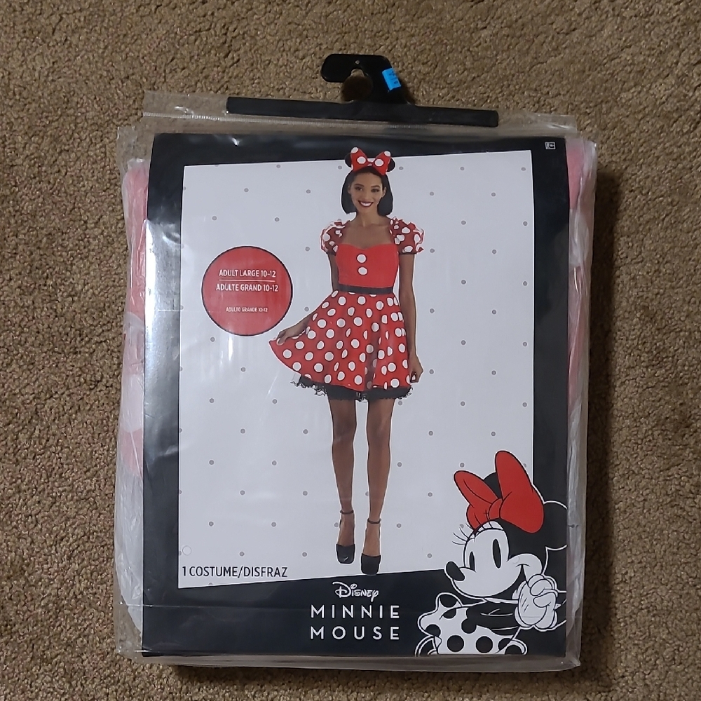 NWT! Disney Minnie Mouse Costume, Size Large